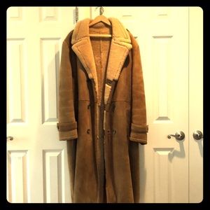 Men’s Paul Stuart Shearling overcoat
